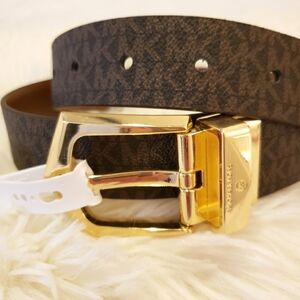 Michael Kors Reversible Genuine Leather Belt